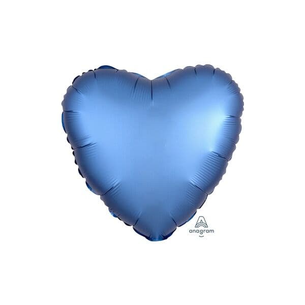 Сердце An «Сатин Azure» 18″