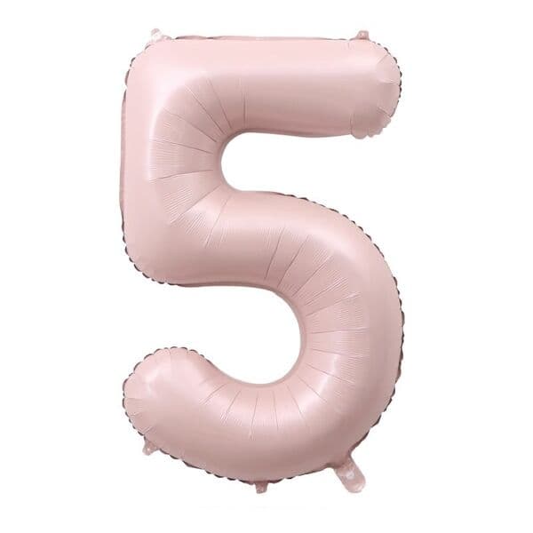 Цифра F "Пыльная роза, 5", 40"