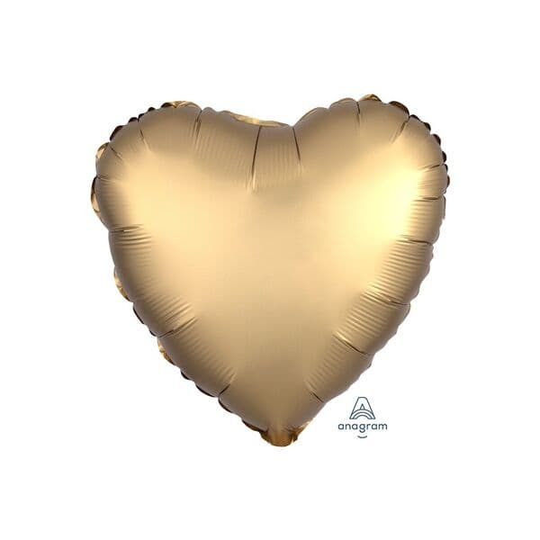 Сердце An «Сатин Gold» 18″