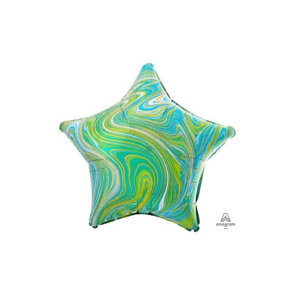 Звезда An «Мрамор Blue Green» 18″