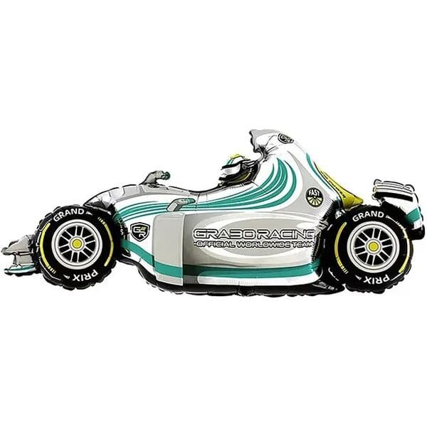 F «Гоночный автомобиль, Формула 1, Серый»