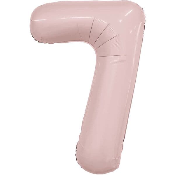 Цифра Ag "Пыльная роза, Slim 7" 40"