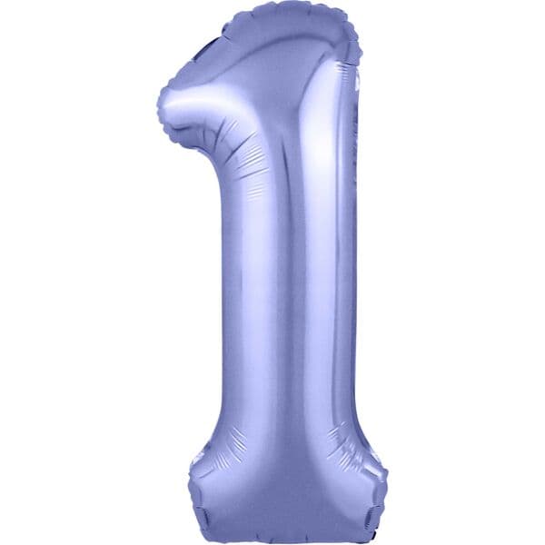 Цифра Ag "Сиреневый, Slim 1" 40"