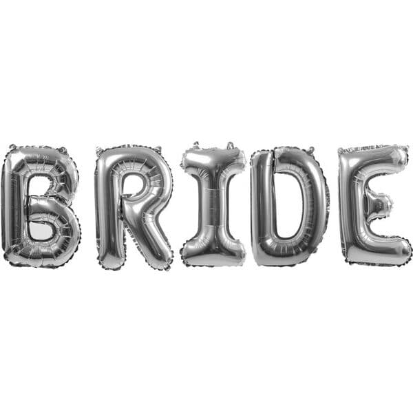 Надпись F, BRIDE, Серебро