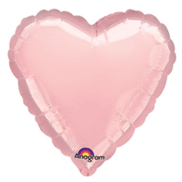 Сердце An «Металлик Pink» 18″