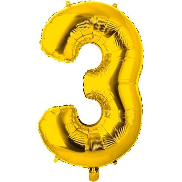 Цифра ВЗ "Золото, 3" 26"