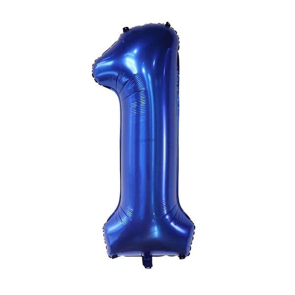 Цифра F "Темо-синий, 1", 40"