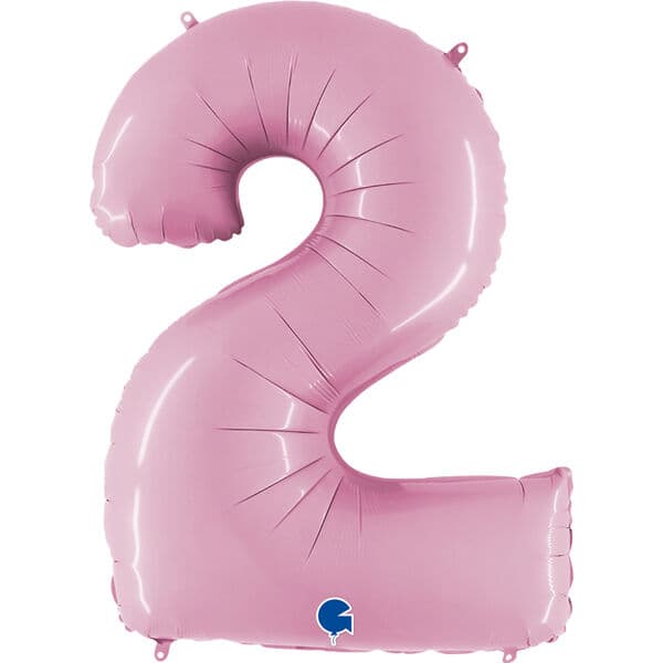 Цифра G "Розовый, 2" 40"