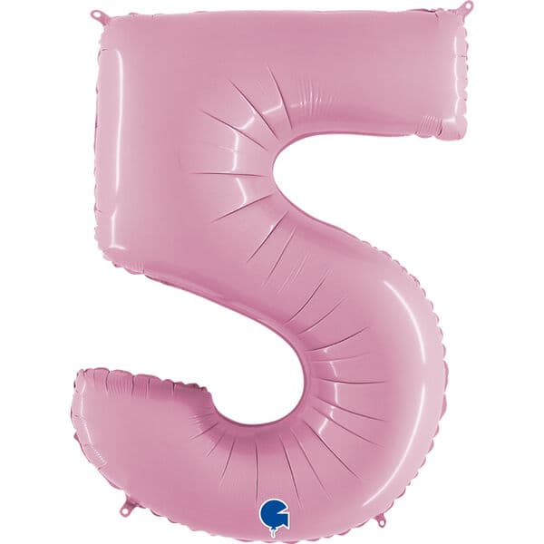 Цифра G "Розовый, 5" 40"
