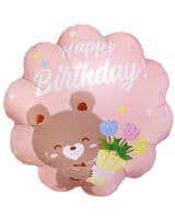 krug-f-happy-birthday-mishka-s-buketom-rozovyy-18-image-0