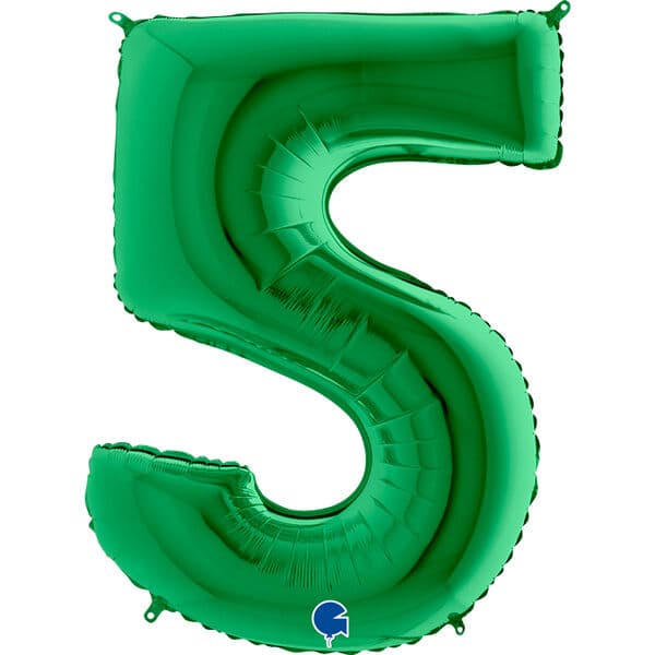 Цифра G "Зеленый, 5" 40"