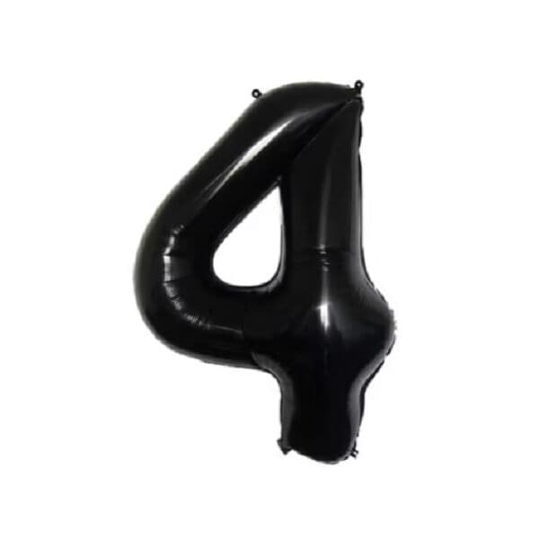 Цифра F "Черный, 4" 40"