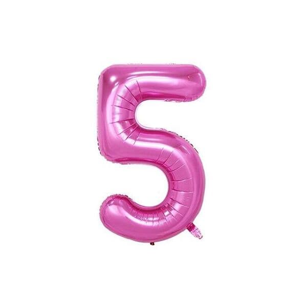 Цифра F "Фламинго, 5", 40"