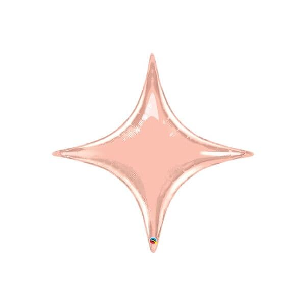 Q «Звезда, 4х-конечная, Сириус, Rose Gold», 20"