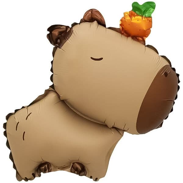 Мини фигура F «Капибара с мандаринкой»