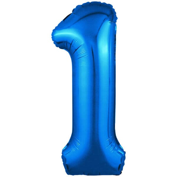 Цифра Ag "Синий , Slim 1" 40"